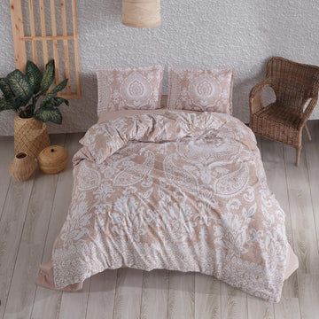 Lenjerie de pat ranforce Clasy King size  | 11283-R