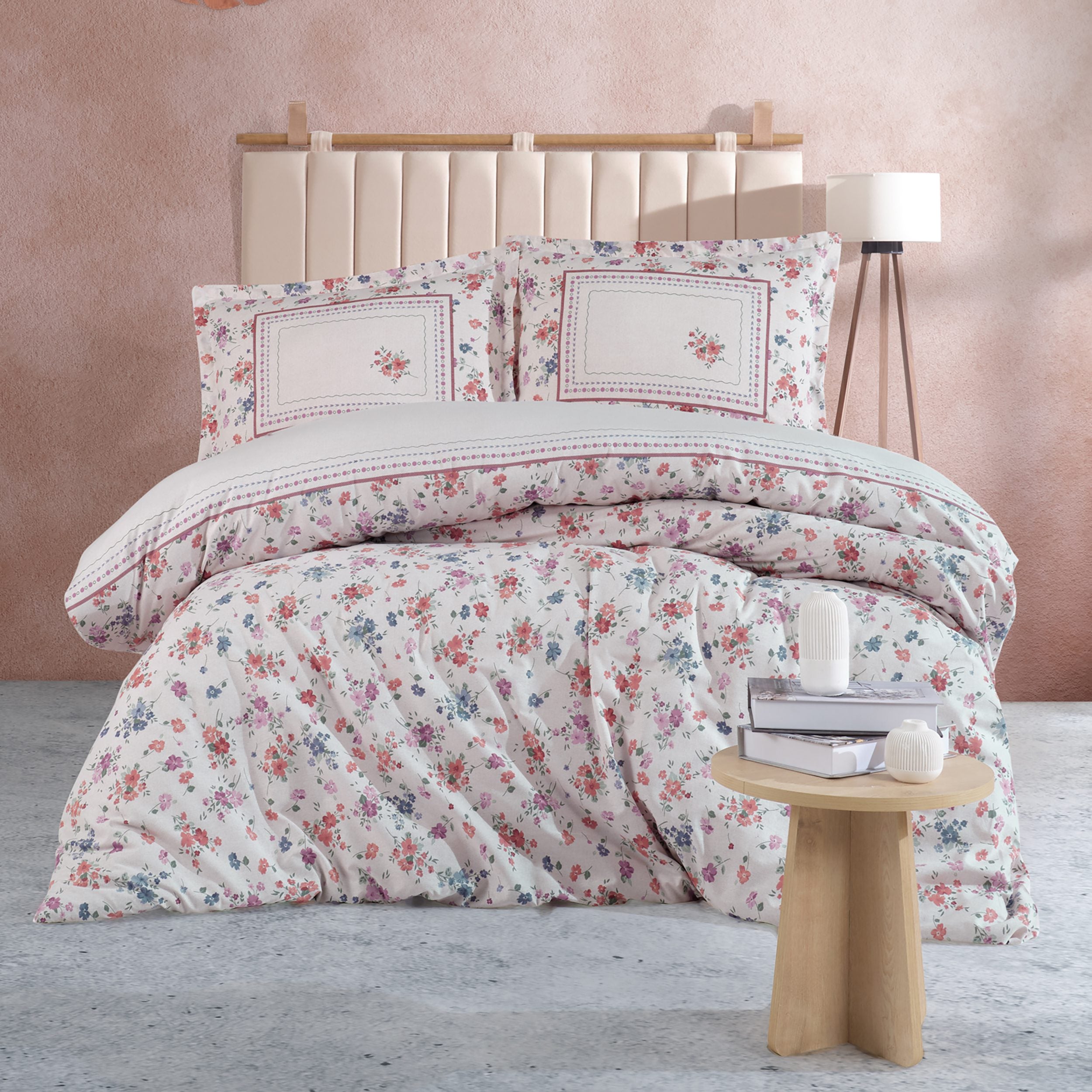 Lenjerie de pat ranforce Clasy King size  | 15599-R