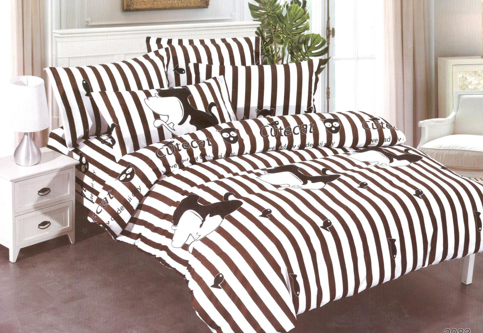 Lenjerie de pat bumbac satinat – 4 piese | 714-C