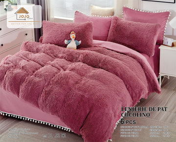 Lenjerie de pat cocolino Fluffy – 6 piese | 5271-J