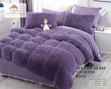 Lenjerie de pat cocolino Fluffy – 6 piese | 5278-J