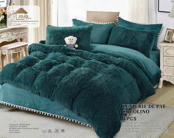 Lenjerie de pat cocolino Fluffy – 6 piese | 5280-J