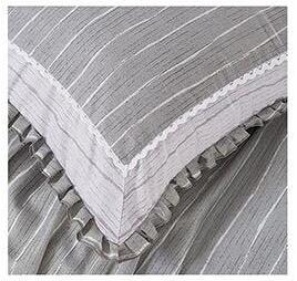 Lenjerie de pat bumbac Brodat - 4 piese | 7087-VH