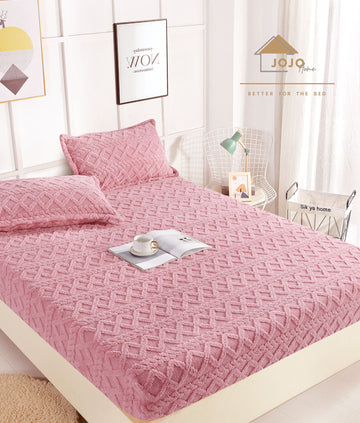 Husa de pat cocolino din tricot - 3 piese | 7421-J