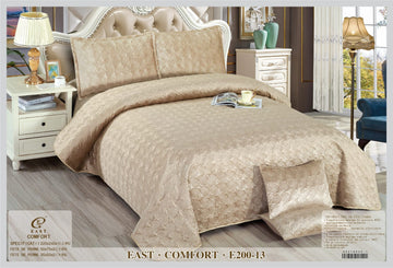 Cuvertura de pat de catifea Deluxe - 5 piese | 9393-CH