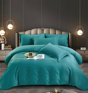 Lenjerie de pat bumbac damasc premium | 8621-J