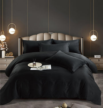 Lenjerie de pat bumbac damasc premium | 8617-J