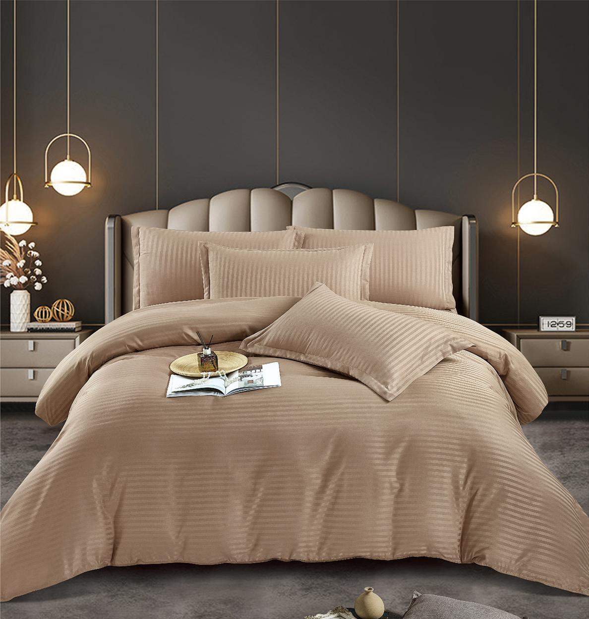 Lenjerie de pat bumbac damasc premium | 8616-J