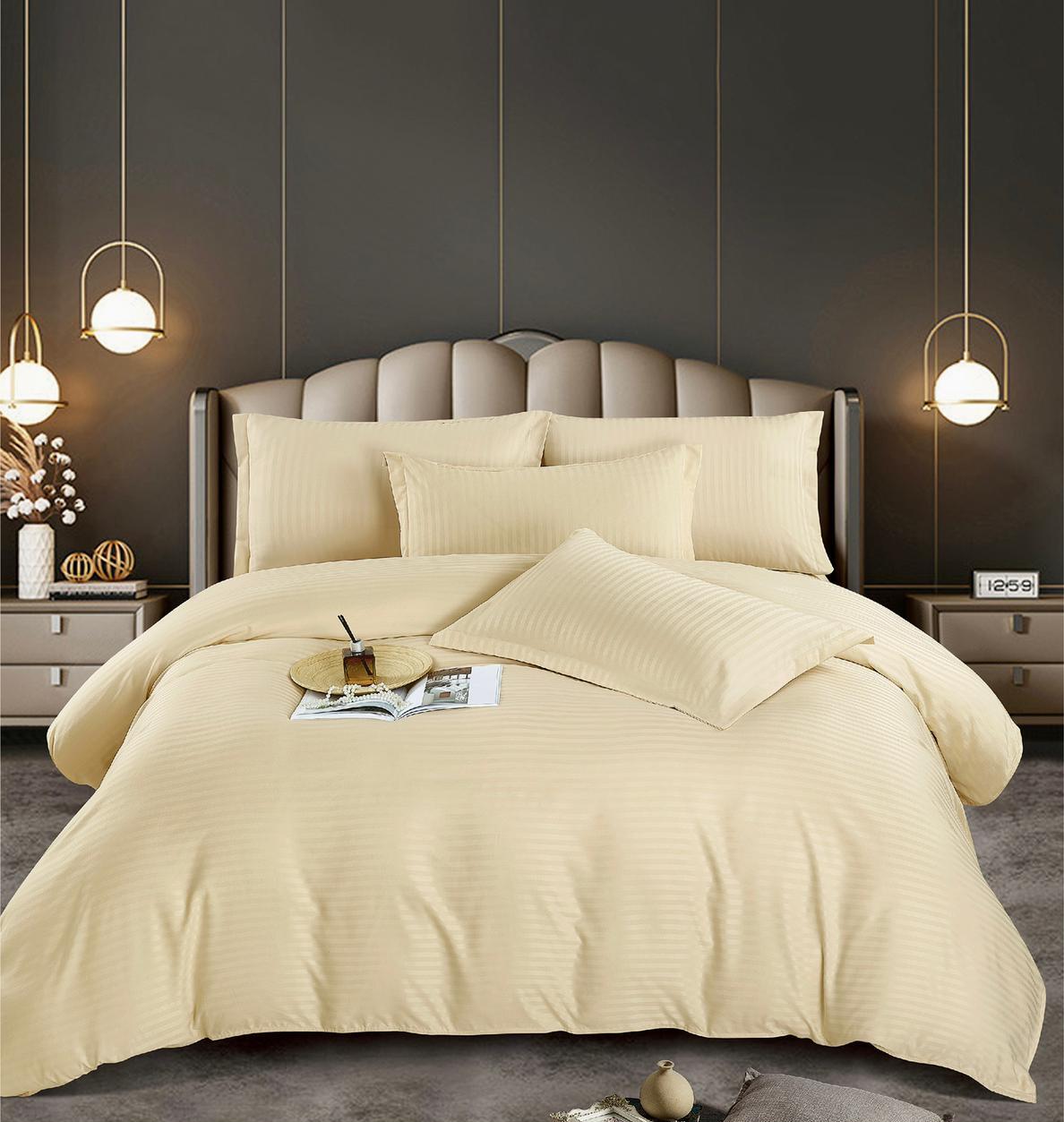 Lenjerie de pat bumbac damasc premium | 8610-J