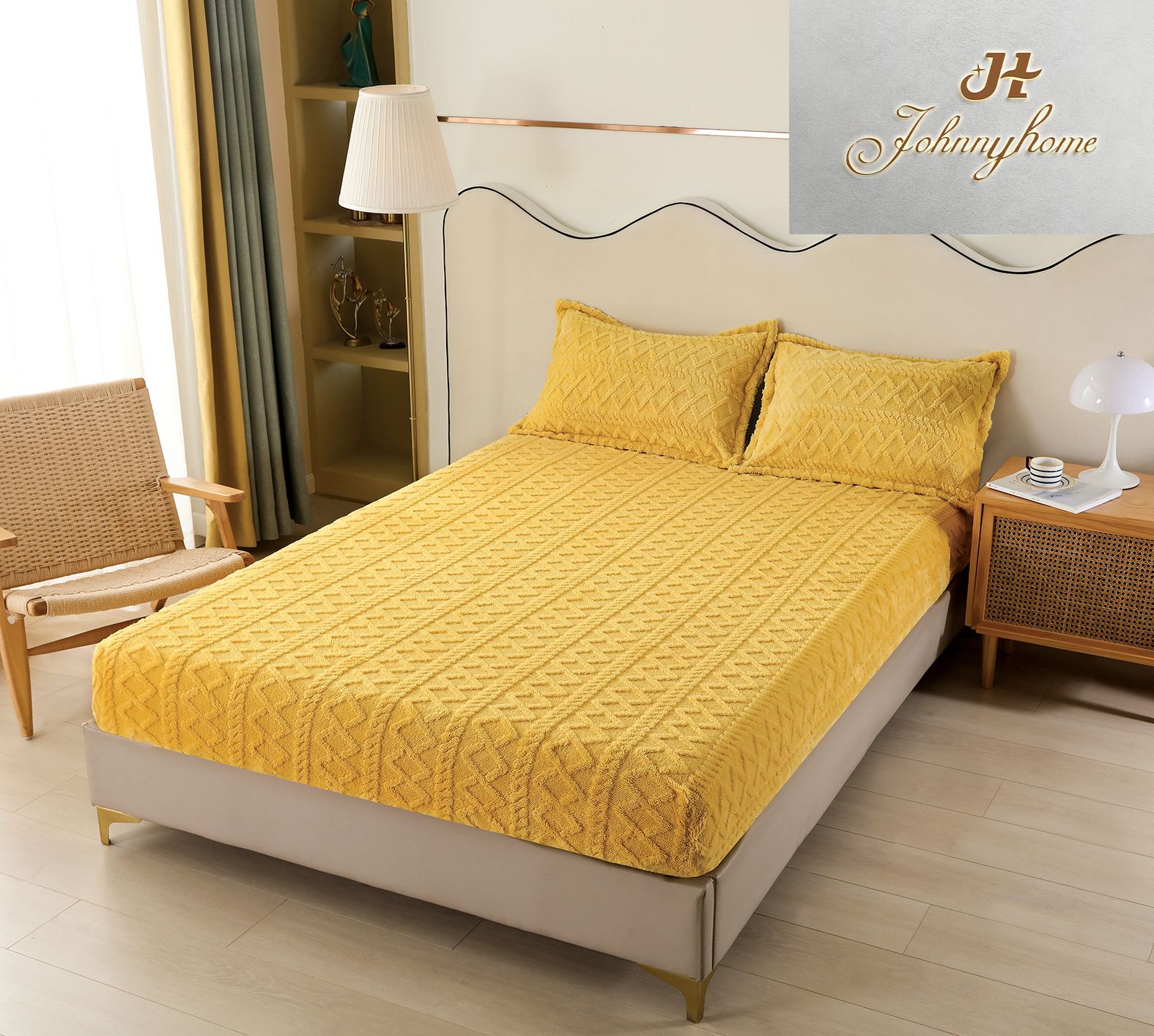Husa de pat cocolino - 3 piese | 8714-C