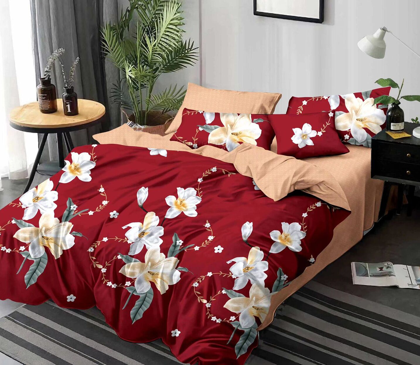 Lenjerie de pat bumbac finet – 6 piese | 9481-SE