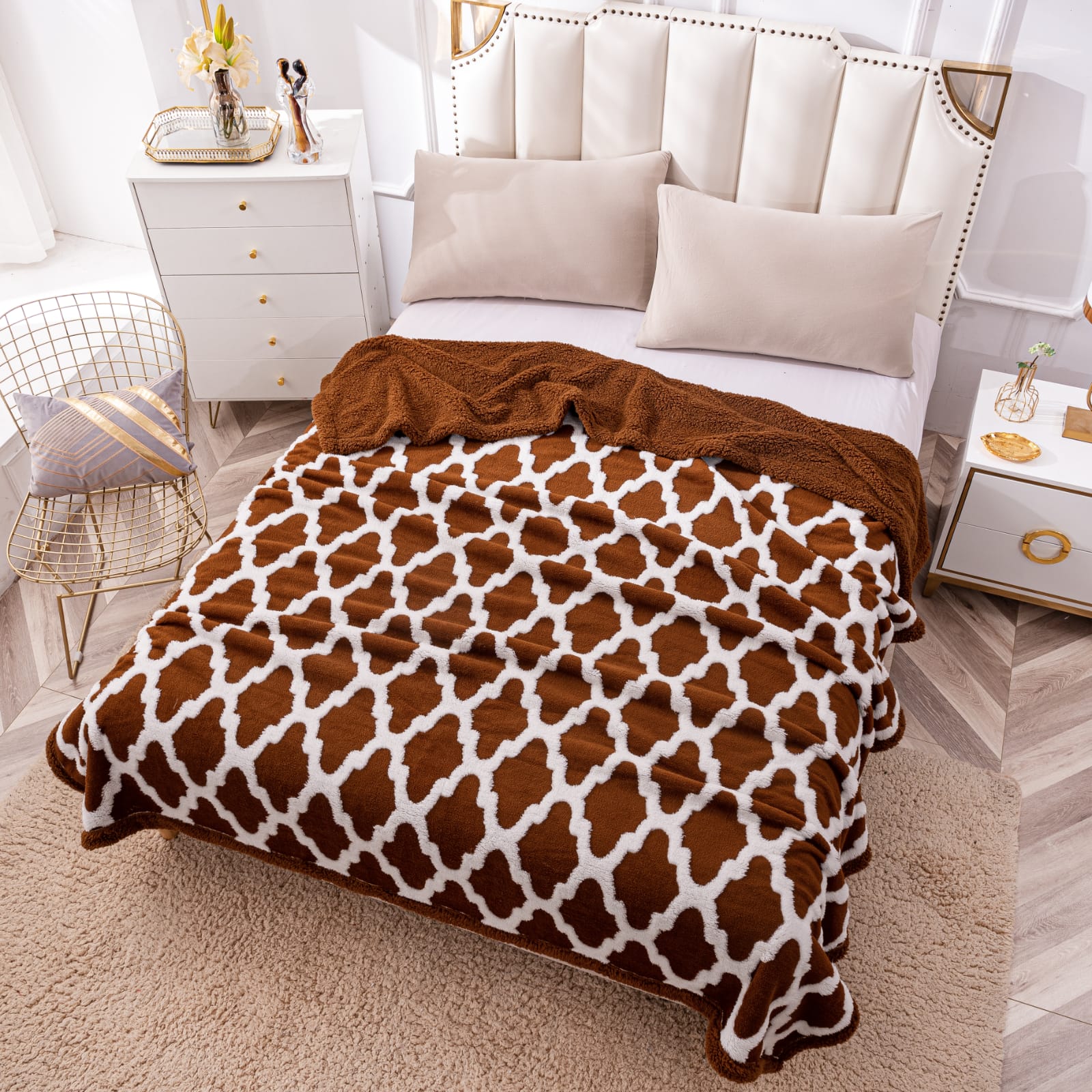 Patura cocolino cu blanita | 9597-P