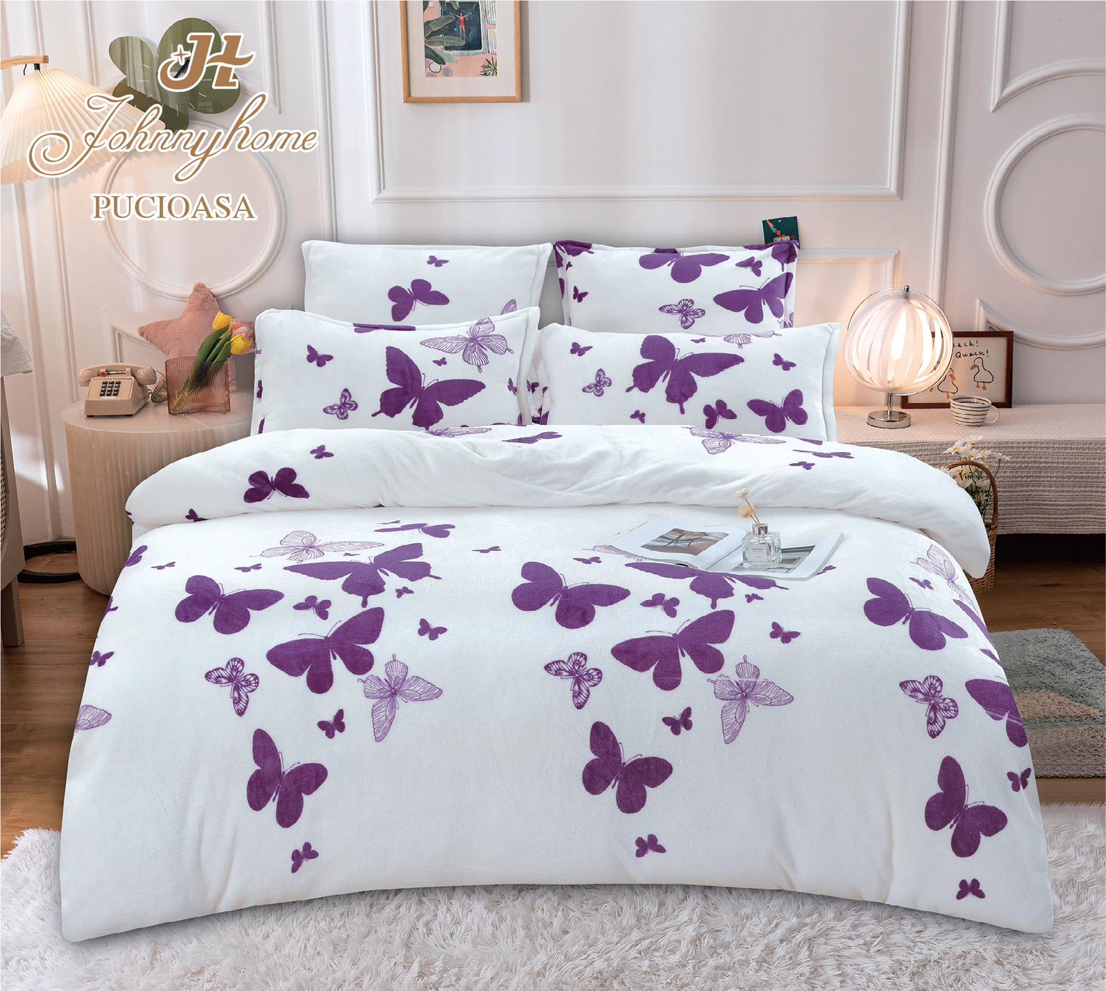 Lenjerie de pat cocolino Deluxe – 6 piese | 10908-C