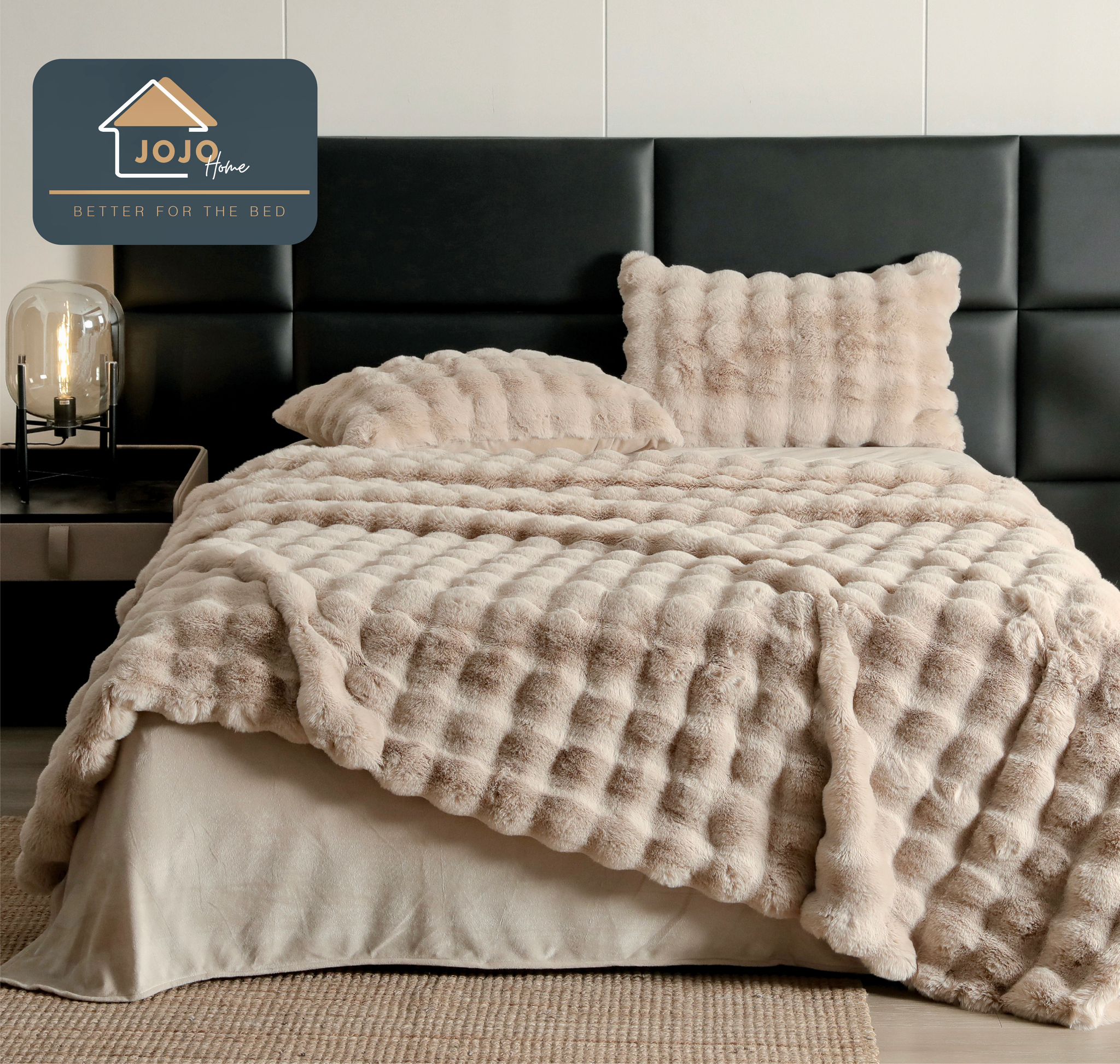 Lenjerie din blanita artificiala de iepure - 6 piese | 10989-J