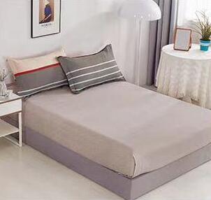 Pachet promo lenjerie de pat bumbac finet cu elastic 6 piese + Pilota + 2 Perne | 11077-C