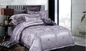 Lenjerie de pat Jacquard bumbac 100% - 6 piese | 12179-V