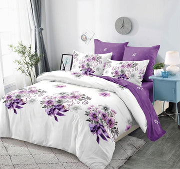 Lenjerie de pat bumbac finet - 6 piese | 12509-PR