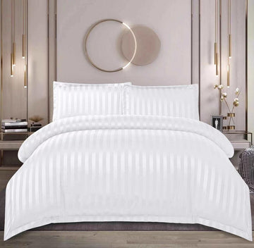 Lenjerie de pat damasc cu elastic - Horeca Premium - 4 piese | 12536-VH