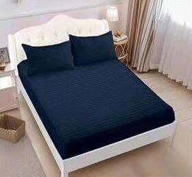 Lenjerie de pat damasc cu elastic - Horeca Premium - 4 piese | 12531-VH