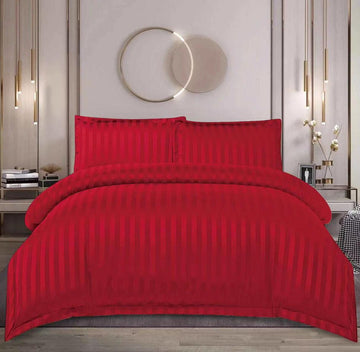 Lenjerie de pat damasc cu elastic - Horeca Premium - 4 piese | 12524-VH