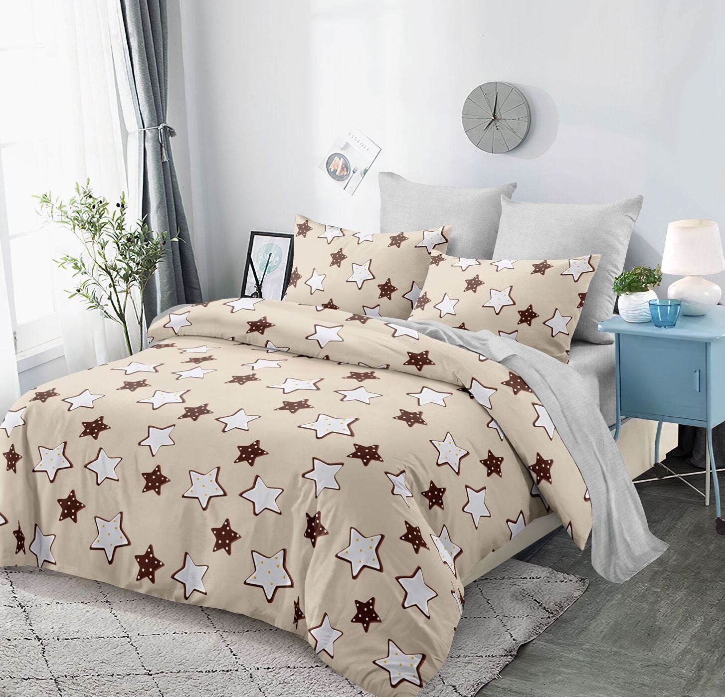 Lenjerie de pat bumbac finet – 6 piese | 12568-V