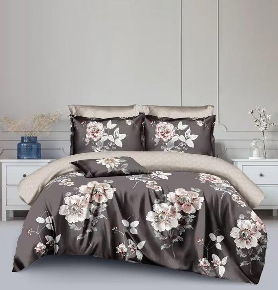 Lenjerie de pat bumbac satinat – 4 piese | 12606-TL