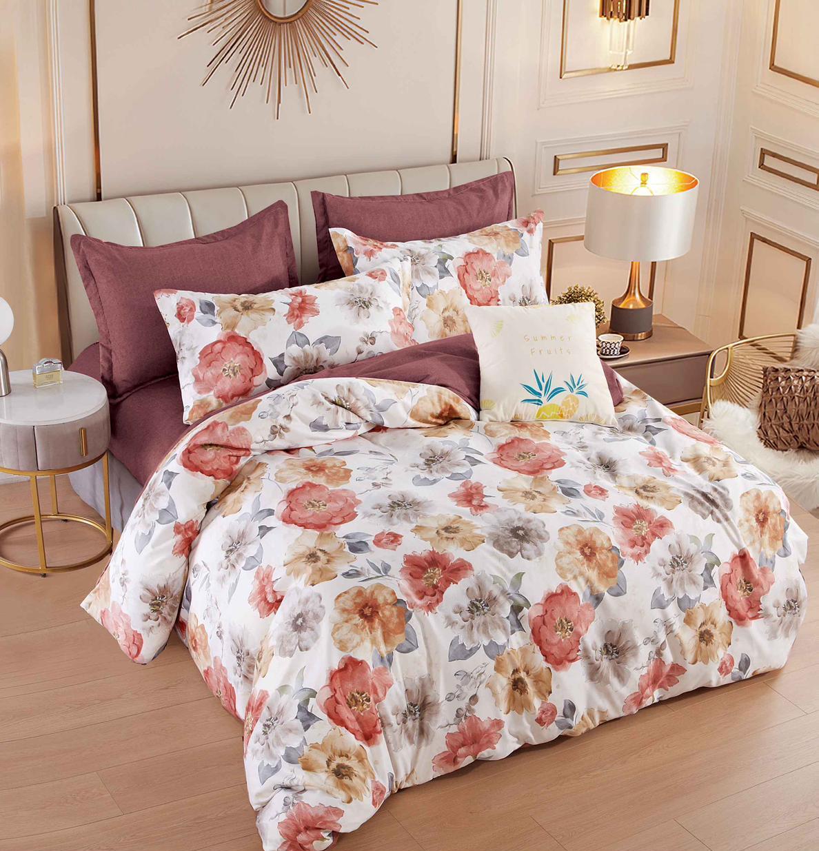 Lenjerie de pat bumbac finet – 6 piese | 12635-J