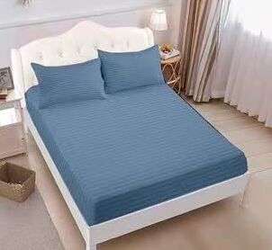 Lenjerie de pat damasc cu elastic - Horeca Premium - 4 piese | 13430-VH