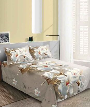Lenjerie de pat bumbac satinat 3D – 4 piese | 13933