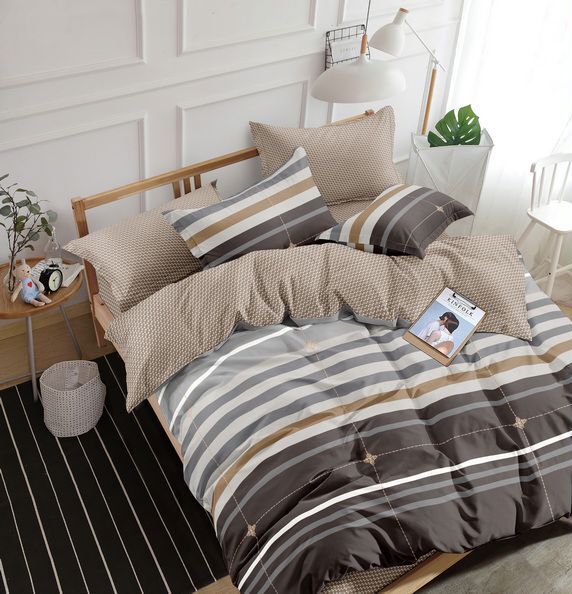 Lenjerie de pat bumbac satinat – 4 piese | 14258-TL