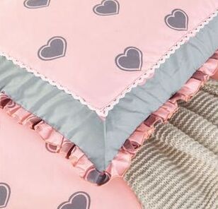 Lenjerie de pat 100% bumbac Brodat - 4 piese | 14319-VH