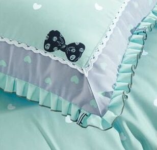 Lenjerie de pat 100% bumbac Brodat - 4 piese | 14315-VH
