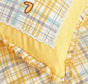 Lenjerie de pat 100% bumbac Brodat - 4 piese | 14311-VH