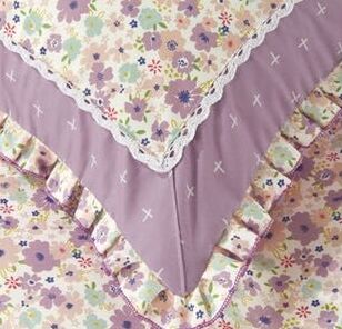 Lenjerie de pat 100% bumbac Brodat - 4 piese | 14302-VH