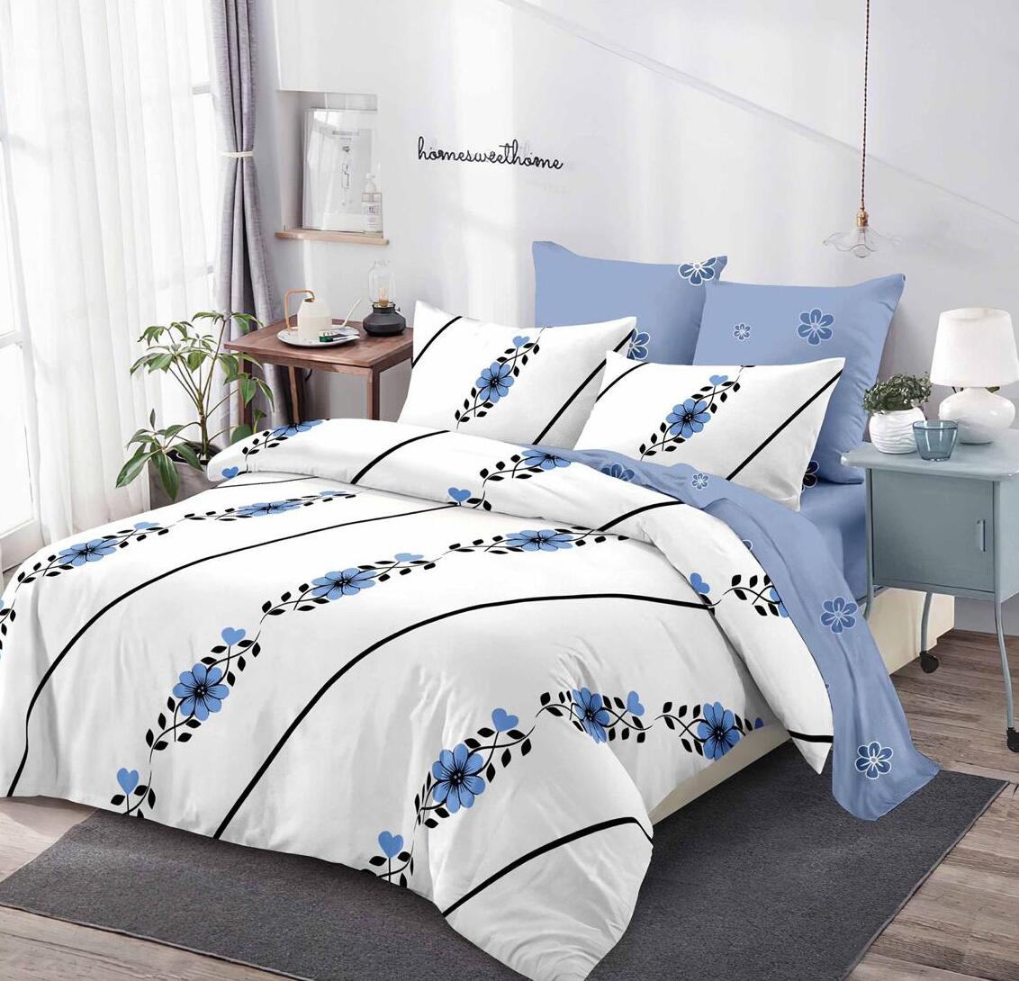 Lenjerie de pat bumbac finet – 6 piese | 14354-V