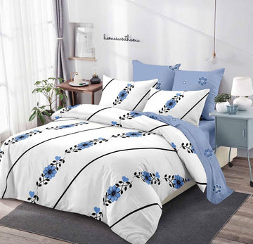 Lenjerie de pat bumbac finet – 6 piese | 14354-V