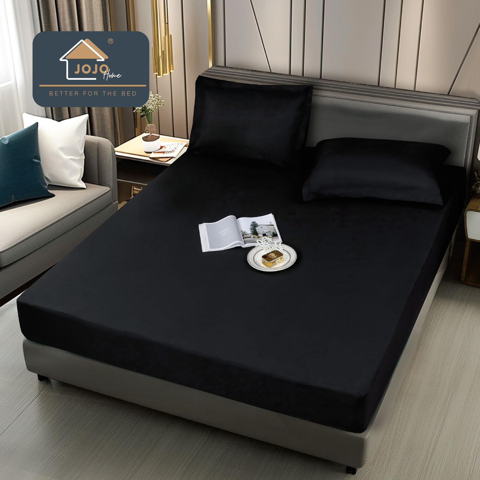 Husa de pat bumbac - 100% impermeabila - 3 piese | 14383-J