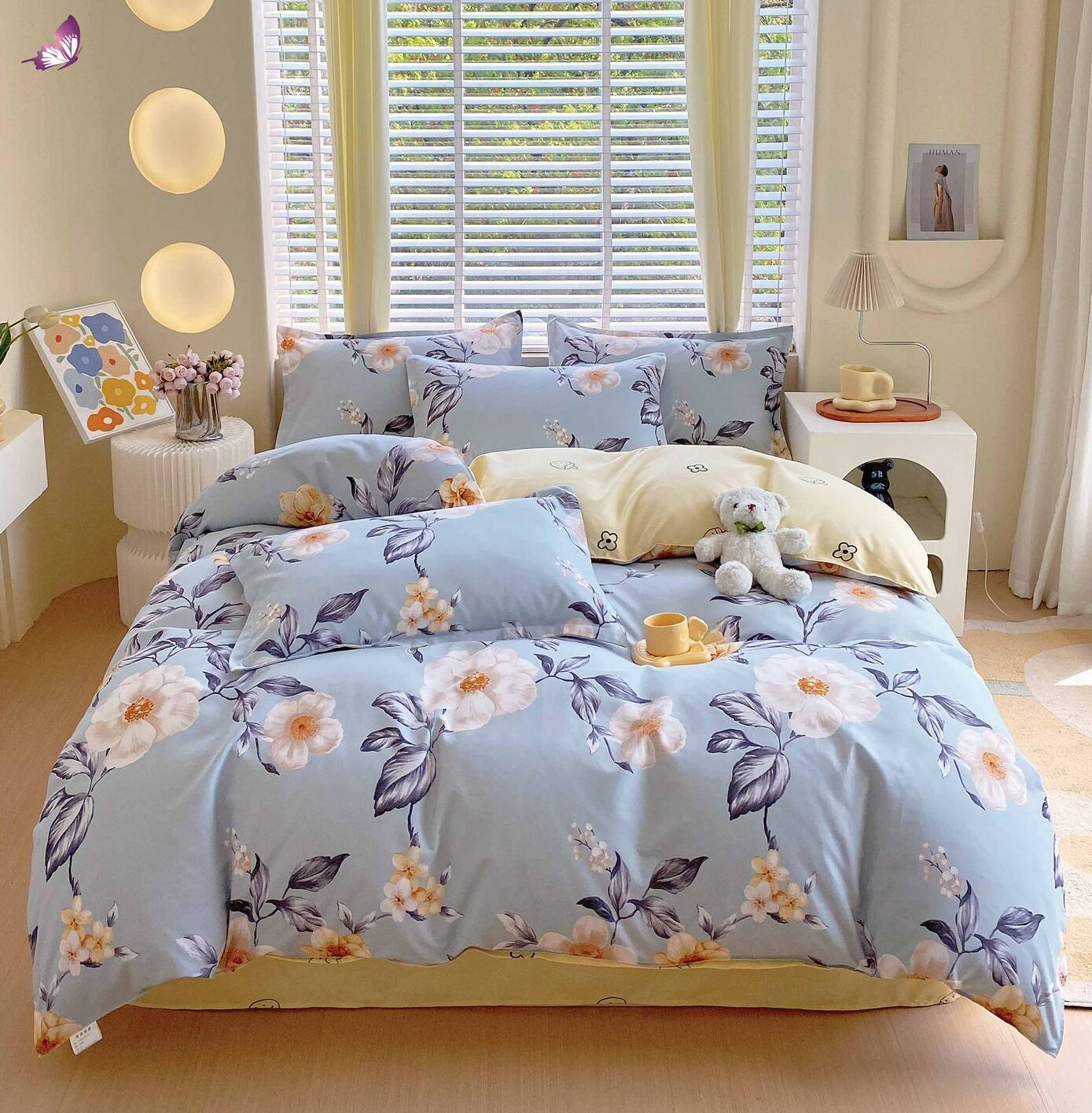Lenjerie de pat bumbac finet – 6 piese | 14463-TL