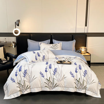 Lenjerie de pat Luxury Pucioasa - cu elastic - 6 piese | 14848-J