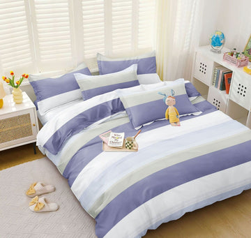 Lenjerie de pat bumbac satinat - 4 piese | 14870-C