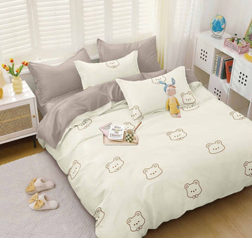Lenjerie de pat bumbac satinat - 4 piese | 14862-C