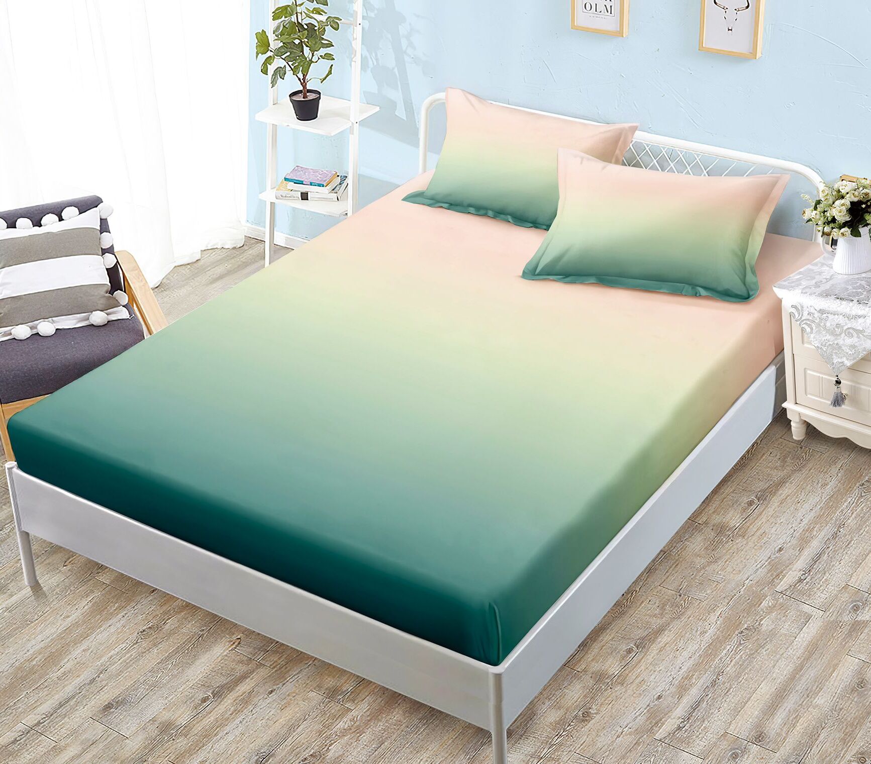 Husa de pat finet uni - 3 piese | 15033-C