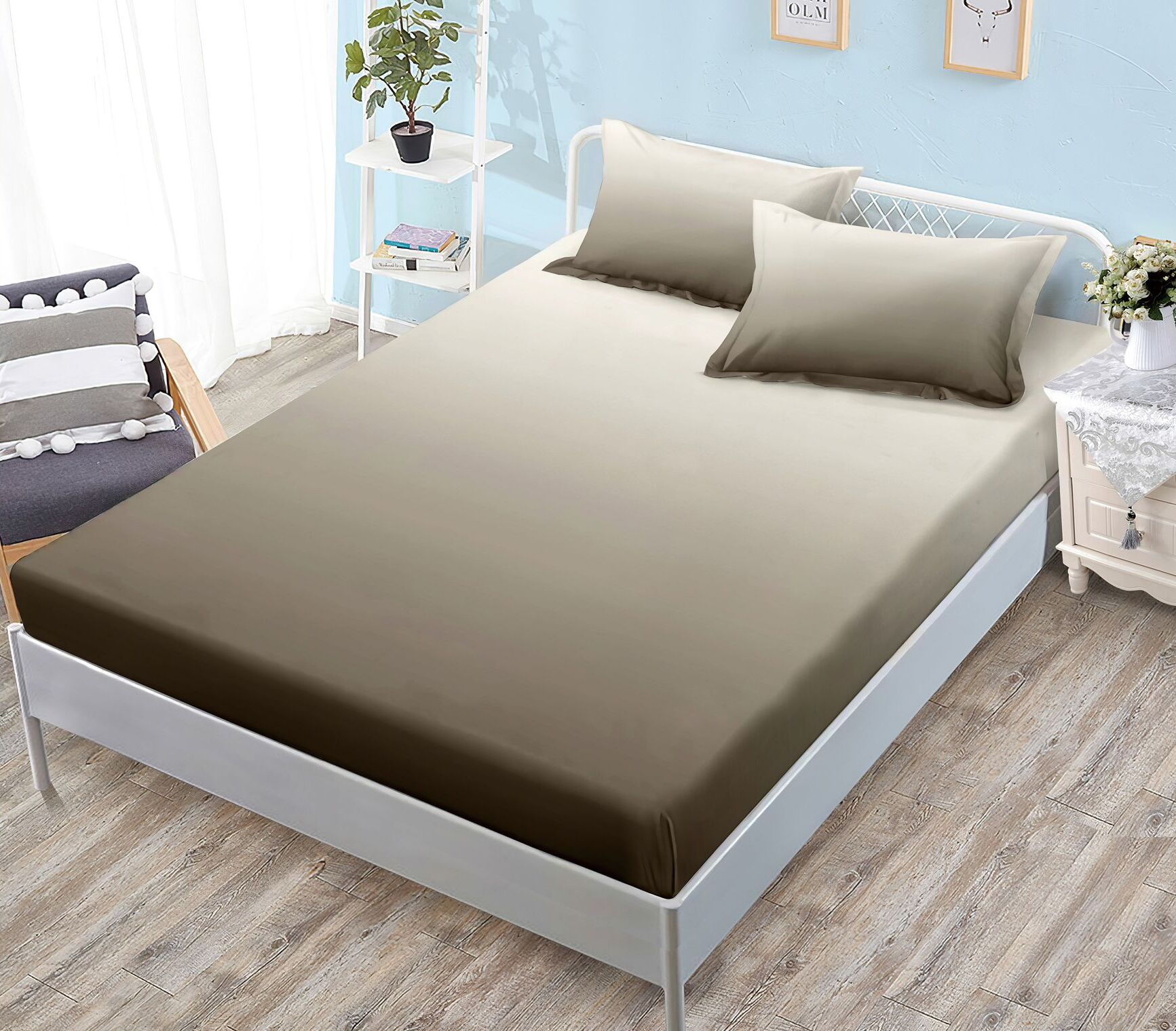Husa de pat finet uni - 3 piese | 15032-C