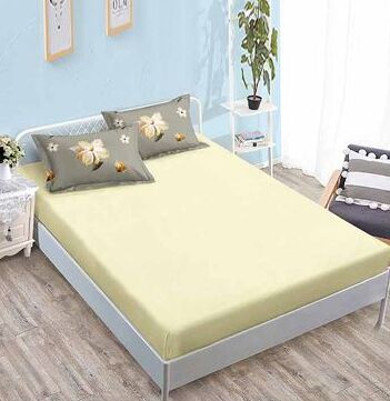 Lenjerie de pat bumbac finet cu elastic – 6 piese | 15482-PR