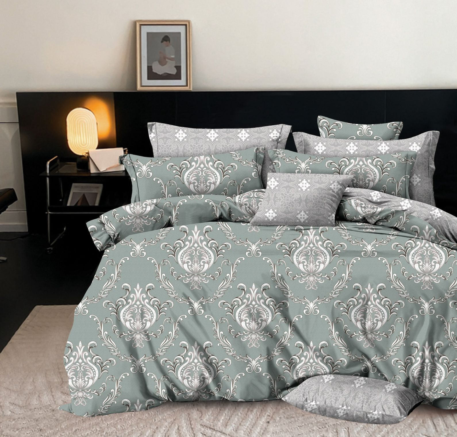Lenjerie de pat bumbac finet Exclusive - 6 piese | 15182-CA