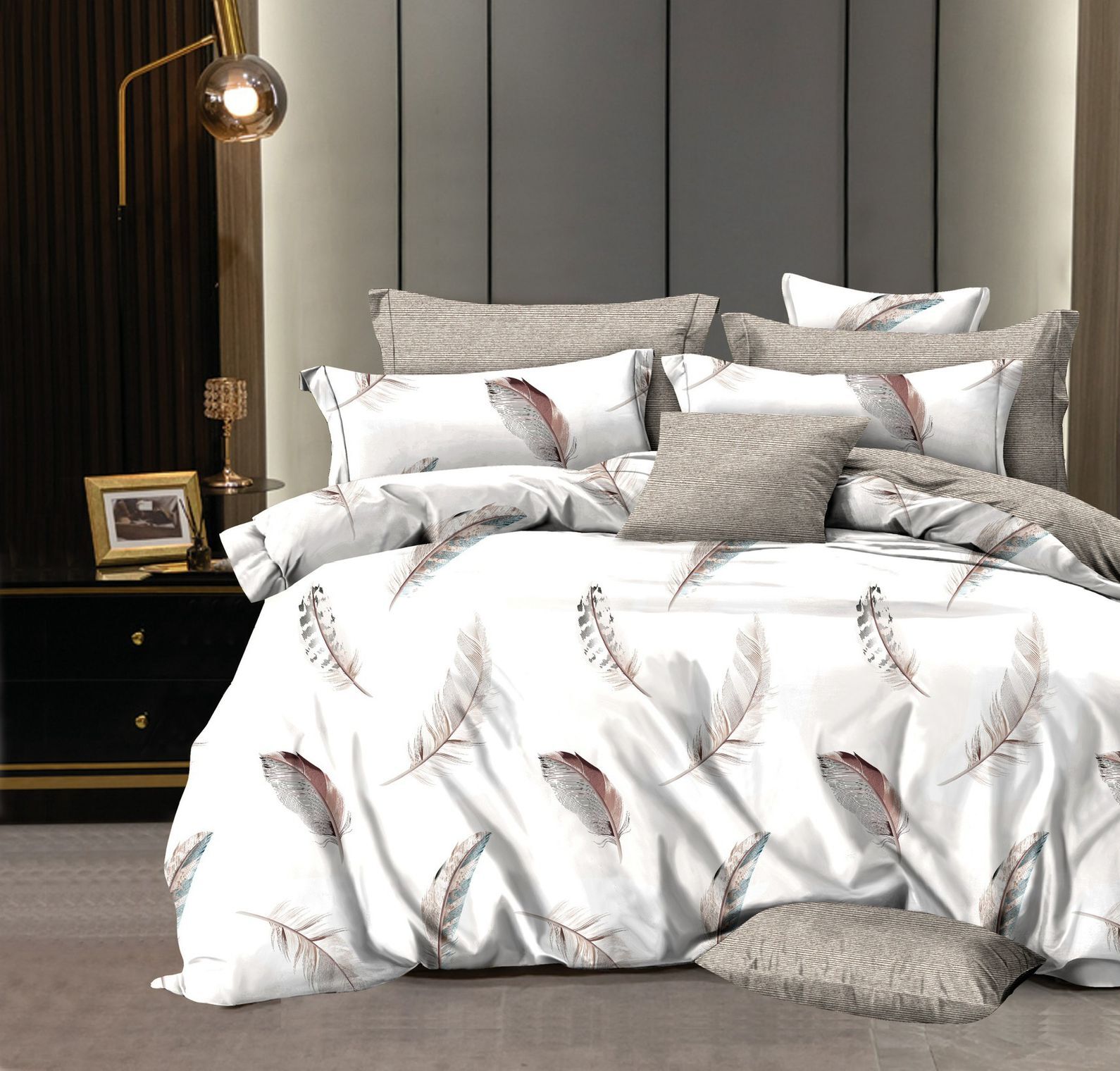 Lenjerie de pat bumbac finet Exclusive - 6 piese | 15181-CA