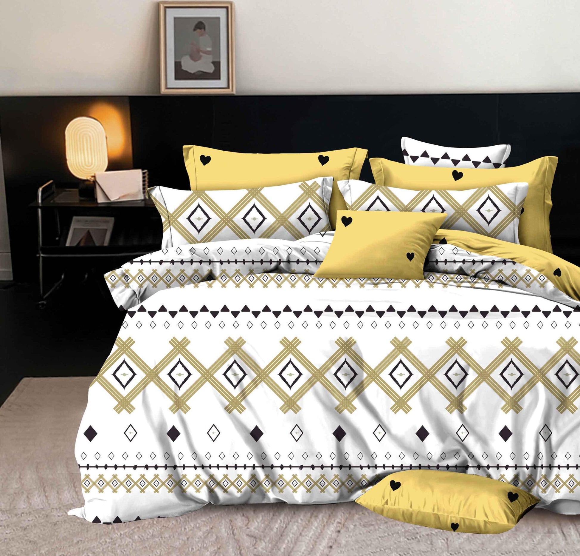 Lenjerie de pat bumbac finet Exclusive - 6 piese | 15154-CA