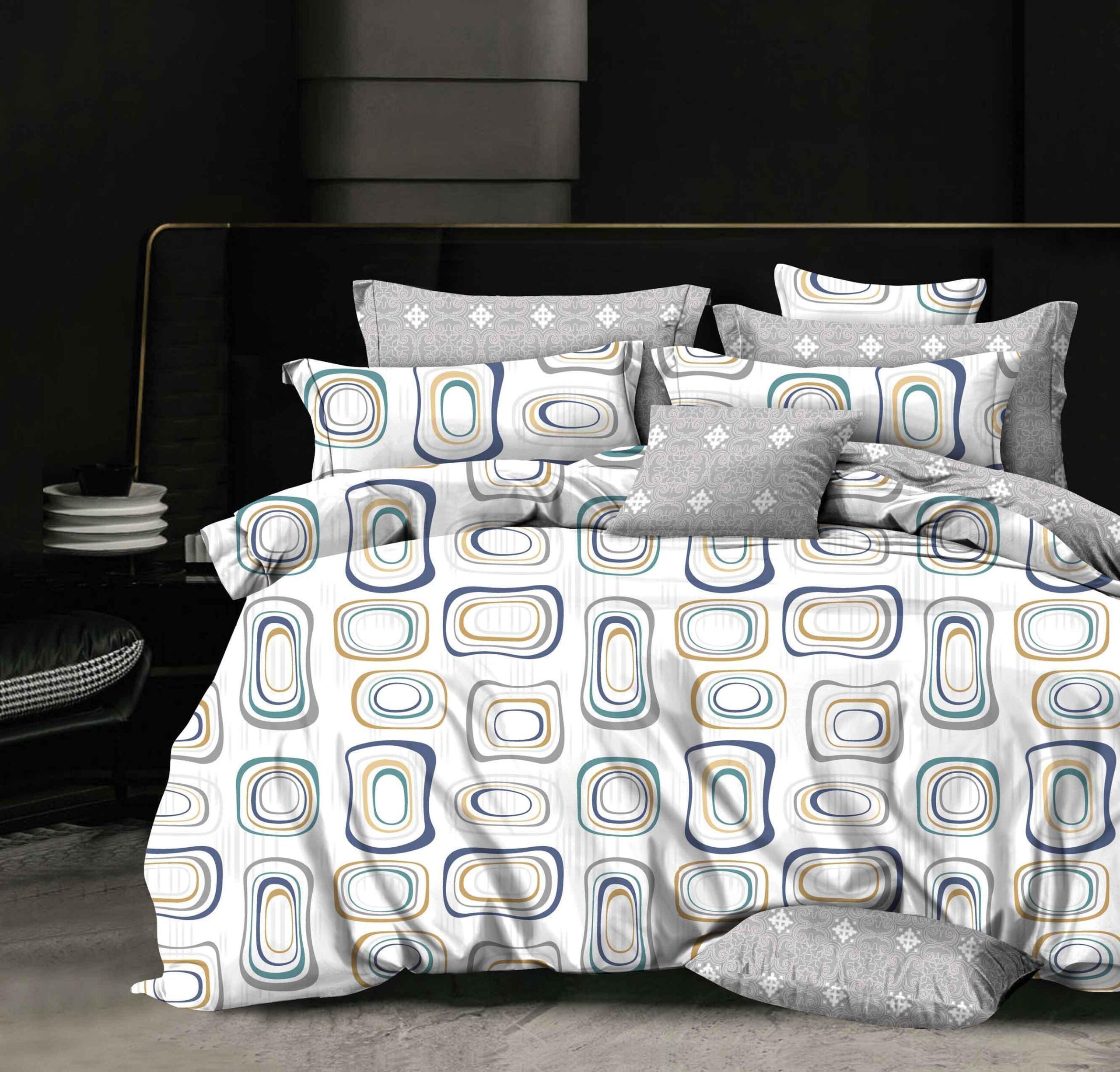 Lenjerie de pat bumbac finet Exclusive - 6 piese | 15139-CA