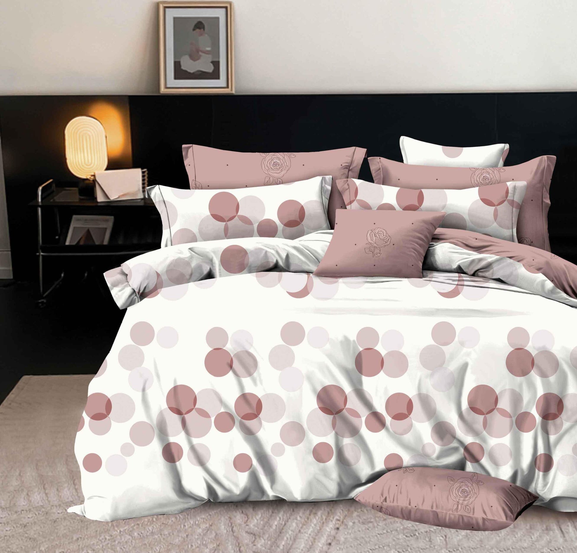 Lenjerie de pat bumbac finet Exclusive - 6 piese | 15131-CA