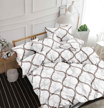Lenjerie de pat bumbac satinat – 4 piese | 15231-TL